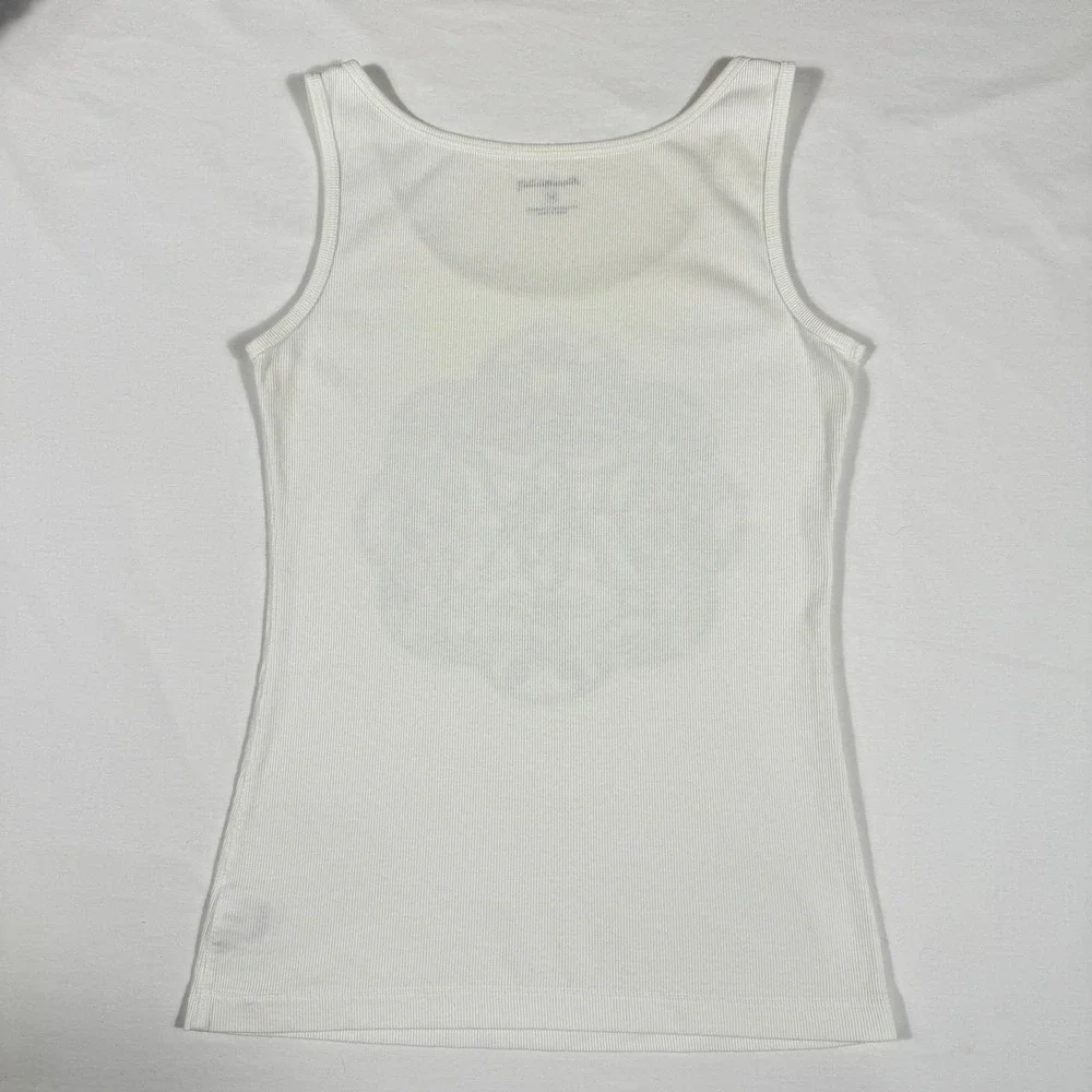 Eddie Bauer Womens Tank Top Sleveless White Blue Mandala Size M Yoga Athletic - Picture 5 of 12